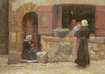 Ein kleiner Laden, Quimperlé, Bretagne